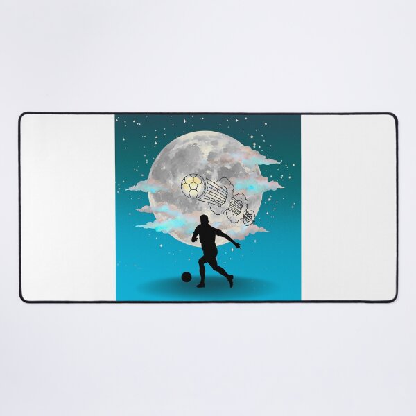 Item preview, Football Dream Under The Moon – Soccer Night Art designed and sold by PetruArtDesigns.