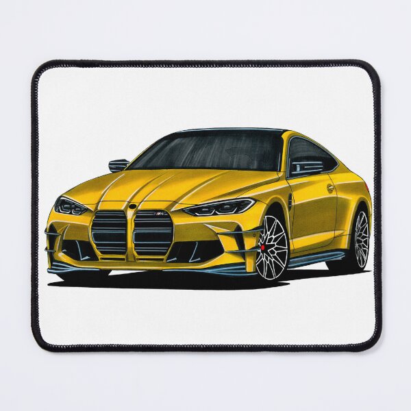 Item preview, Exclusive drawing legendary yellow modified sport car G82 Coupe S58B30T0 designed and sold by Cars23.