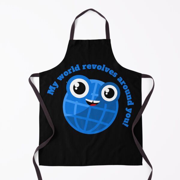 Item preview, My World Revolves Around You Cute Globe designed and sold by chaaval.
