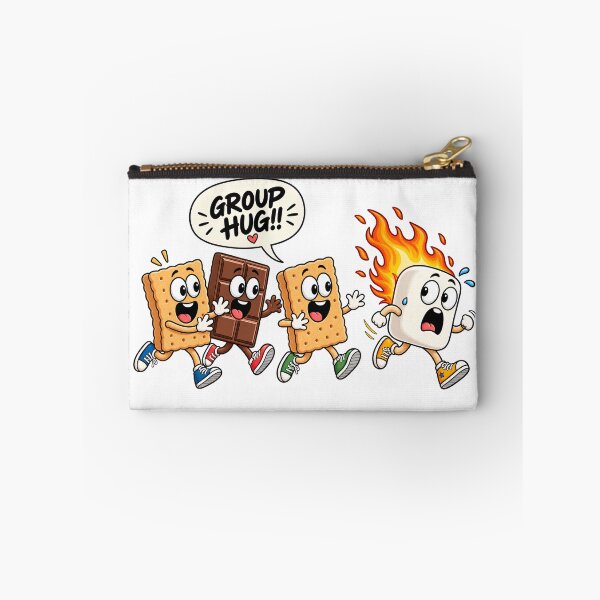 Item preview, Funny Smores Group Hug Camping Shirt Design | Campfire Marshmallow Cartoon Art designed and sold by tarzbol.