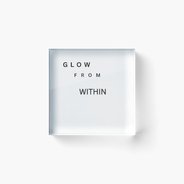 Item preview, Glow From Within - Skincare Quote designed and sold by kd2010.