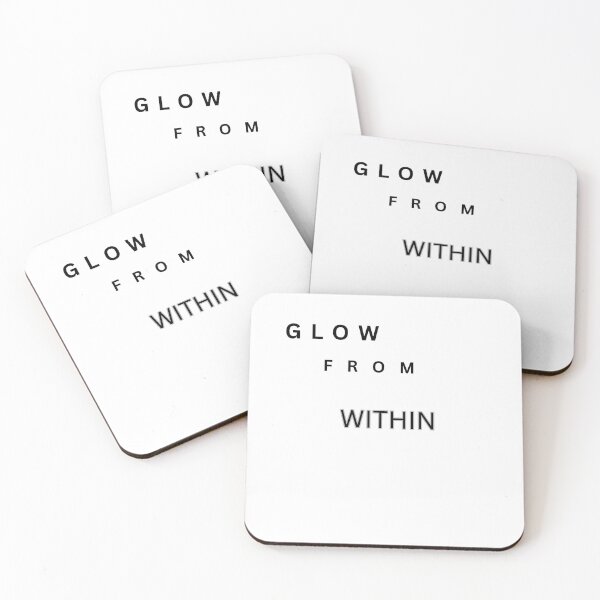 Item preview, Glow From Within - Skincare Quote designed and sold by kd2010.