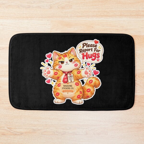 Item preview, BISOU KISS CAT2 BY NAGGINGSTICKERSCO. PLEASE REPORT FOR HUGS! COLLECTION | BLACK Edition | No.01 designed and sold by LaMaisonOfMY.