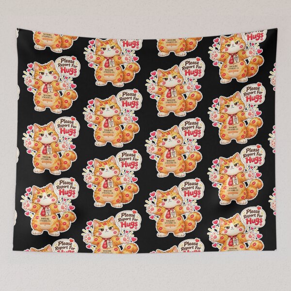 Item preview, BISOU KISS CAT2 BY NAGGINGSTICKERSCO. PLEASE REPORT FOR HUGS! COLLECTION | BLACK Edition | No.01 designed and sold by LaMaisonOfMY.