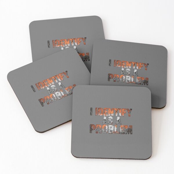 Item preview, I Identify As A Problem Sarcastic Humor Witty Personality designed and sold by SofiBlair.