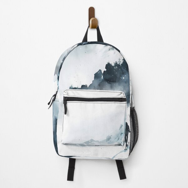 Item preview, Summit Climber: Dreamy watercolor mountain landscape in winter designed and sold by Artdavesalzburg.