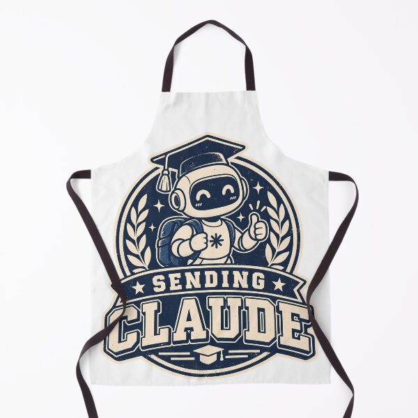Item preview, Sending Claude RoboSending Claude Robot Graduation Vintage Crest University AI Tech Graphict Graduation Vintage Crest University AI Tech Graphic designed and sold by DesignArtist.ia.