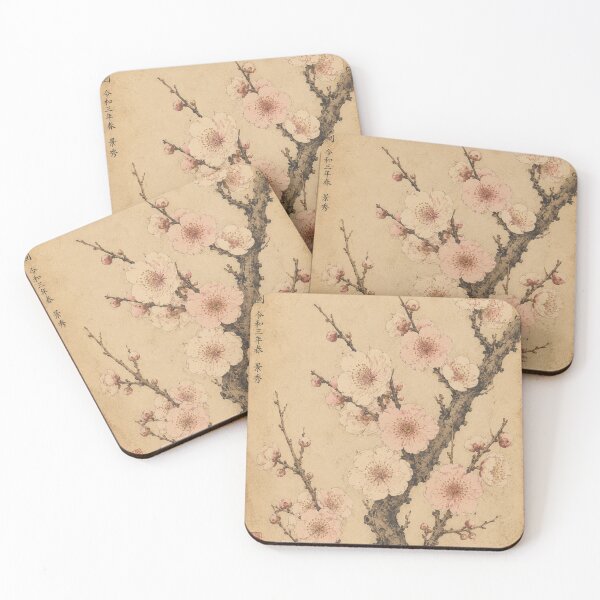 Item preview, Plum Blossom Ink Painting designed and sold by zaveerequeen.
