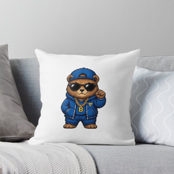 Item preview, Pixel Gangster Bear – Retro Streetwear Animal designed and sold by Icareis-Studios.