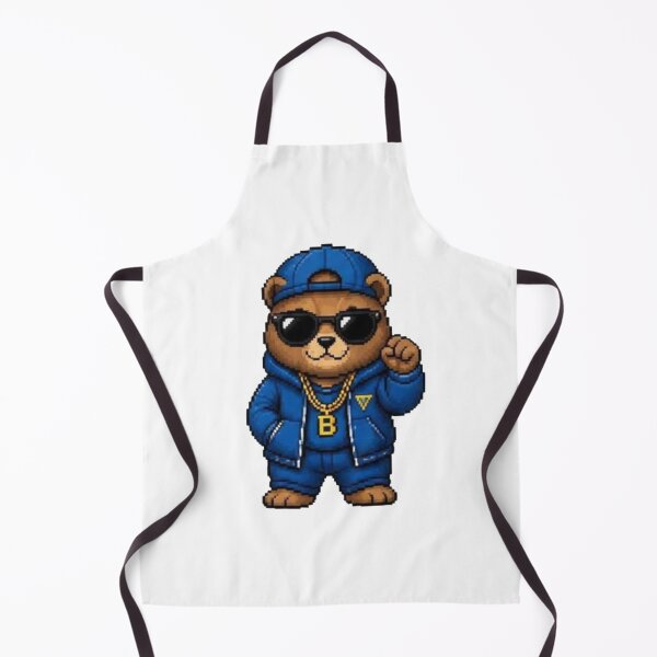 Item preview, Pixel Gangster Bear – Retro Streetwear Animal designed and sold by Icareis-Studios.