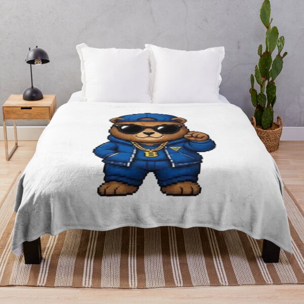 Item preview, Pixel Gangster Bear – Retro Streetwear Animal designed and sold by Icareis-Studios.
