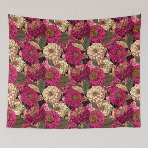 Item preview, Chic Zinnia  - Retro Flower Floral - Anniversary Gift Ideas designed and sold by RoyalStarsPatts.