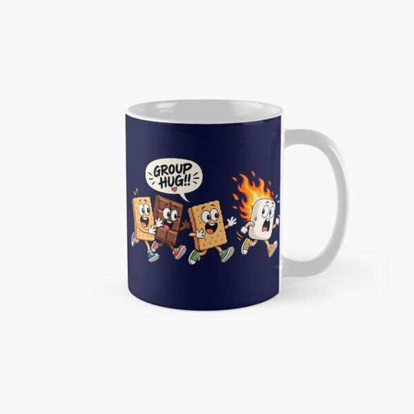 Item preview, Funny Smores Group Hug Camping Shirt Design | Campfire Marshmallow Cartoon Art designed and sold by tarzbol.