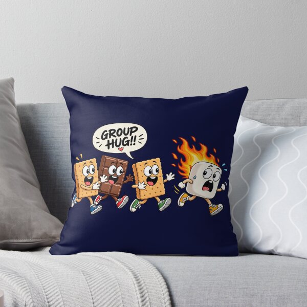 Item preview, Funny Smores Group Hug Camping Shirt Design | Campfire Marshmallow Cartoon Art designed and sold by tarzbol.