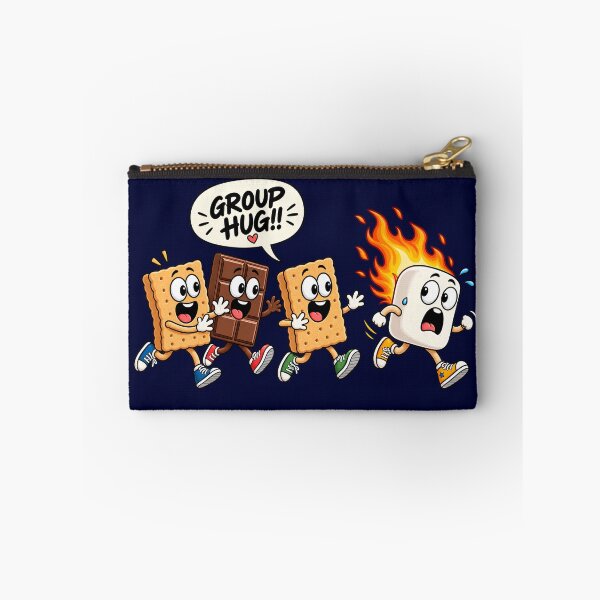 Item preview, Funny Smores Group Hug Camping Shirt Design | Campfire Marshmallow Cartoon Art designed and sold by tarzbol.