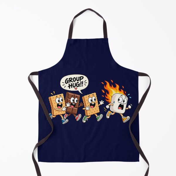 Item preview, Funny Smores Group Hug Camping Shirt Design | Campfire Marshmallow Cartoon Art designed and sold by tarzbol.