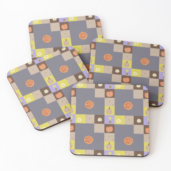 Item preview, Thanksgiving Pumpkin Pie Geometric Fall Pattern designed and sold by FaliushART.