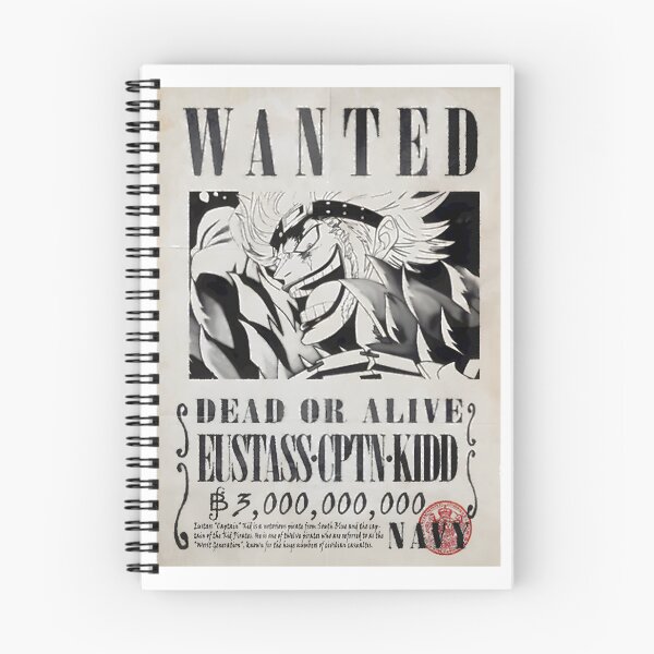 Item preview, Eustass Kidd Wanted Poster – One Piece Real Life Pirate Art Print LIMITED EDITION designed and sold by saminina.