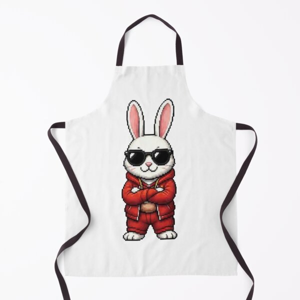 Item preview, Pixel Gangster Bunny – Retro Cool Rabbit designed and sold by Icareis-Studios.