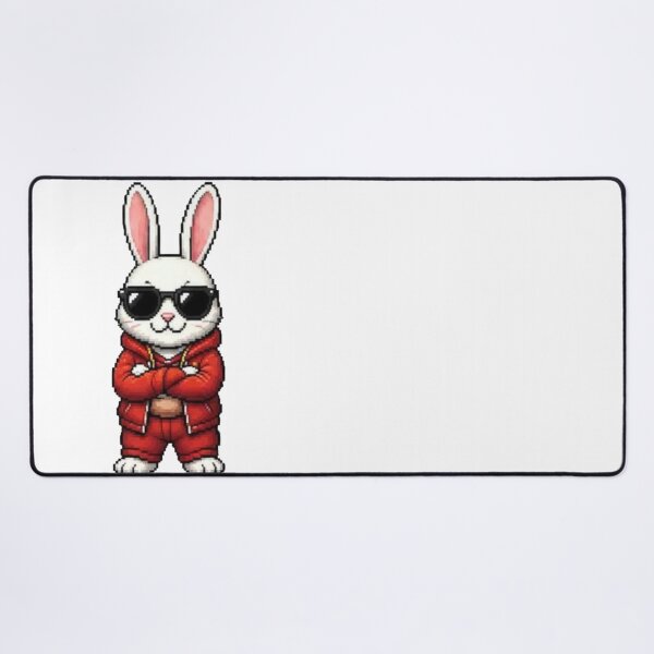 Item preview, Pixel Gangster Bunny – Retro Cool Rabbit designed and sold by Icareis-Studios.