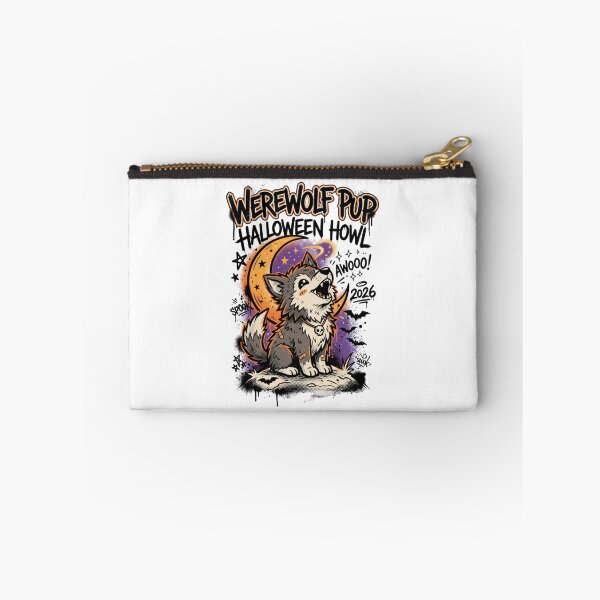 Item preview, Werewolf Pup Halloween Howl 2026 Graffiti Design Tee designed and sold by DarylWelsh2024.