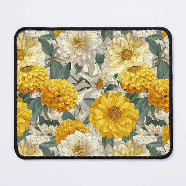Item preview, Bold Zinnia Texture - Botanical Garden Pattern - Anniversary Gifts designed and sold by RoyalStarsPatts.