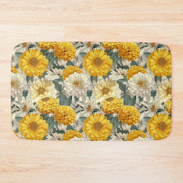 Item preview, Bold Zinnia Texture  - Botanical Garden Pattern - Anniversary Gifts designed and sold by RoyalStarsPatts.