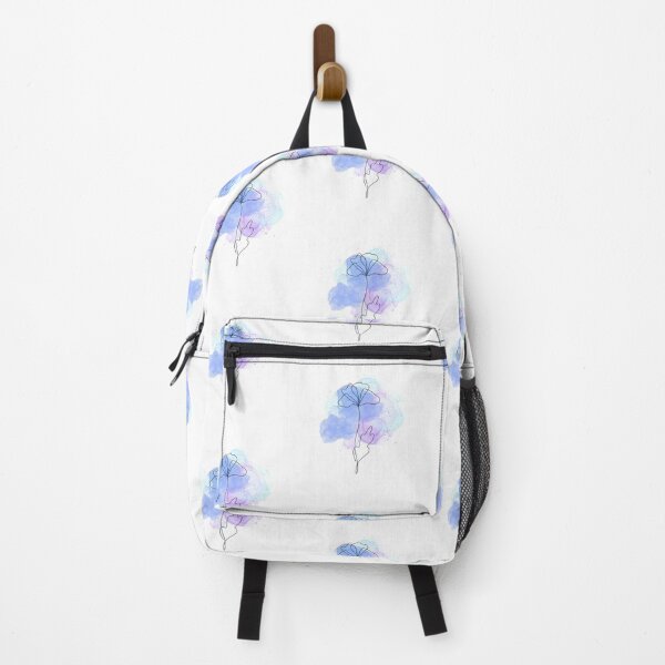 Item preview, Minimal Line Art Flower With Watercolor Splash designed and sold by AnamikaArtVibe.