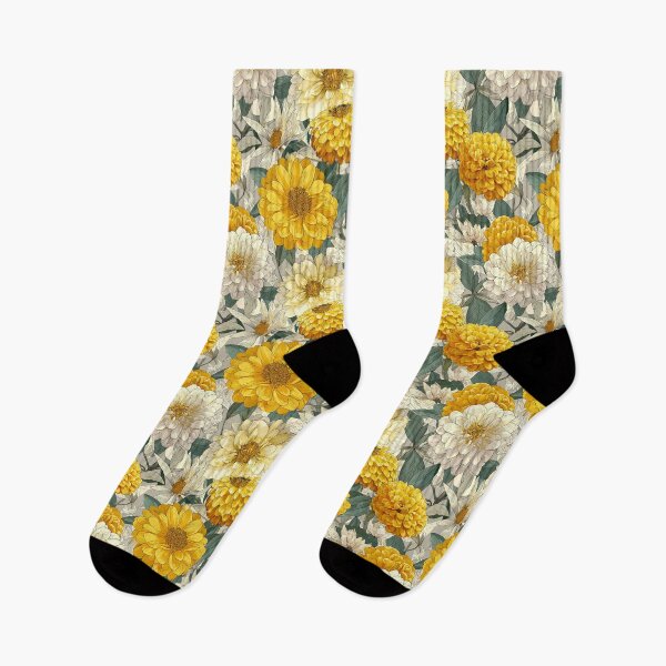 Item preview, Bold Zinnia Texture  - Botanical Garden Pattern - Anniversary Gifts designed and sold by RoyalStarsPatts.