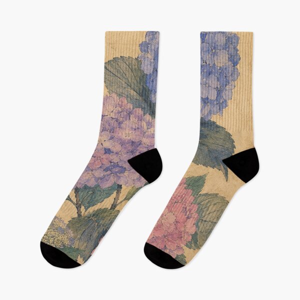 Item preview, Japanese Hydrangea Botanical Print designed and sold by zaveerequeen.