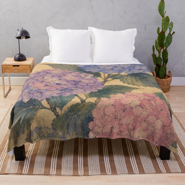 Item preview, Japanese Hydrangea Botanical Print designed and sold by zaveerequeen.
