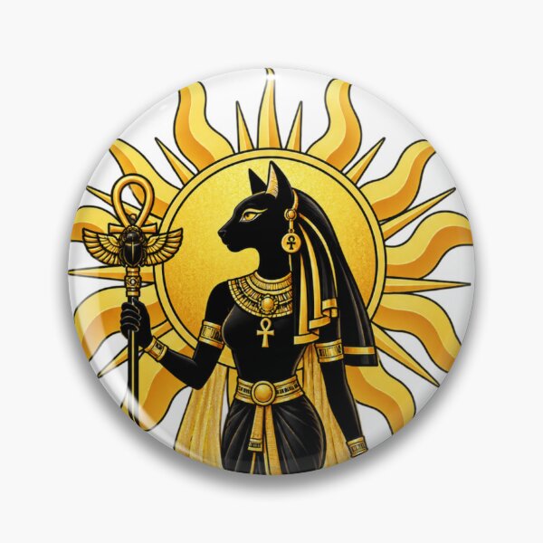 Item preview, Bastet Egyptian Cat Goddess of Joy designed and sold by Witch Joseph.