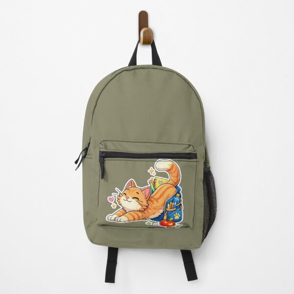 Item preview, Back to School Cat – Cute Orange Tabby Kitten School Spirit Design designed and sold by HoMya.