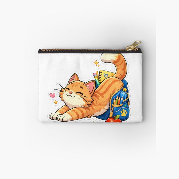 Item preview, Back to School Cat – Cute Orange Tabby Kitten School Spirit Design designed and sold by HoMya.
