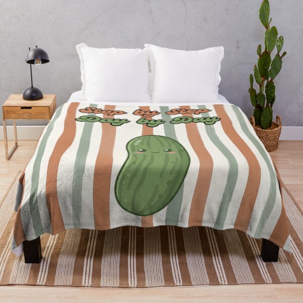 Item preview, Step by Step Day by Day Cute Pickle designed and sold by Basma Designs | Retro, Kawaii Shirts & Stickers.