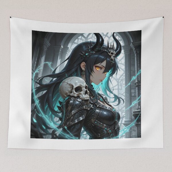 Item preview, Demon Queen Skull Armor Dark Fantasy Anime Warrior designed and sold by Killington.