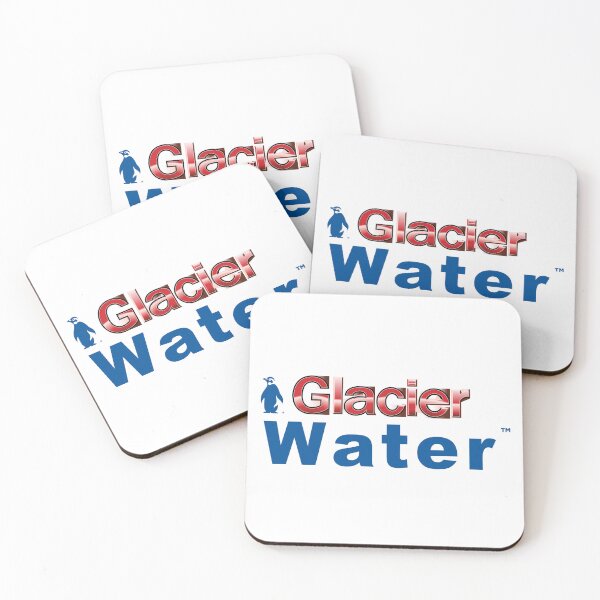 Item preview, Glacier Water Blue Penguin Metallic Logo designed and sold by gengyut.