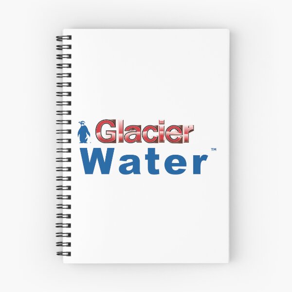 Item preview, Glacier Water Blue Penguin Metallic Logo designed and sold by gengyut.
