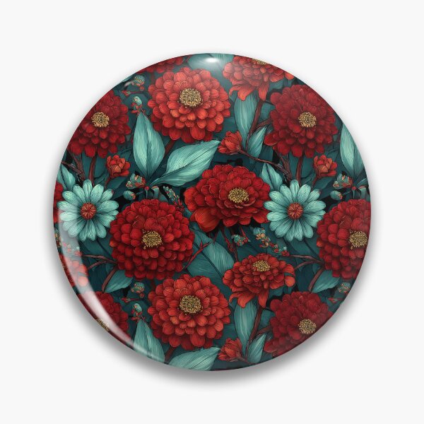 Item preview, Colorful Zinnia  - Botanical Garden Pattern - Anniversary Gifts For Dad designed and sold by RoyalStarsPatts.