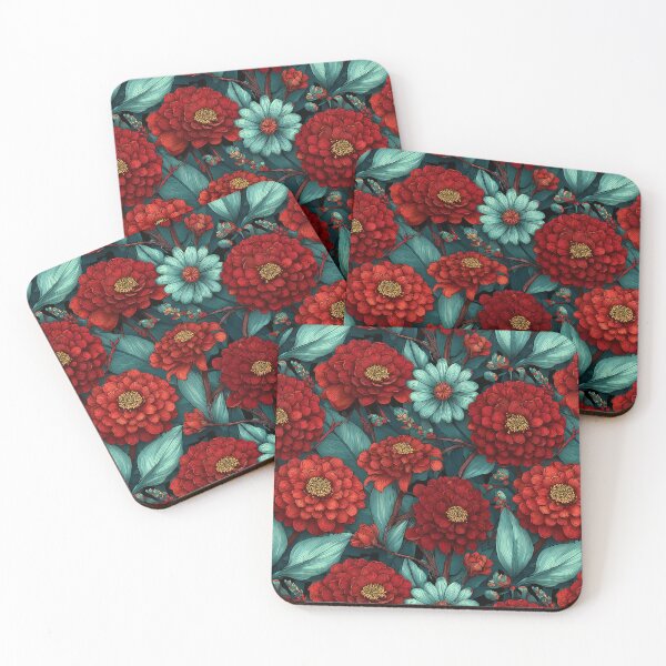 Item preview, Colorful Zinnia  - Botanical Garden Pattern - Anniversary Gifts For Dad designed and sold by RoyalStarsPatts.