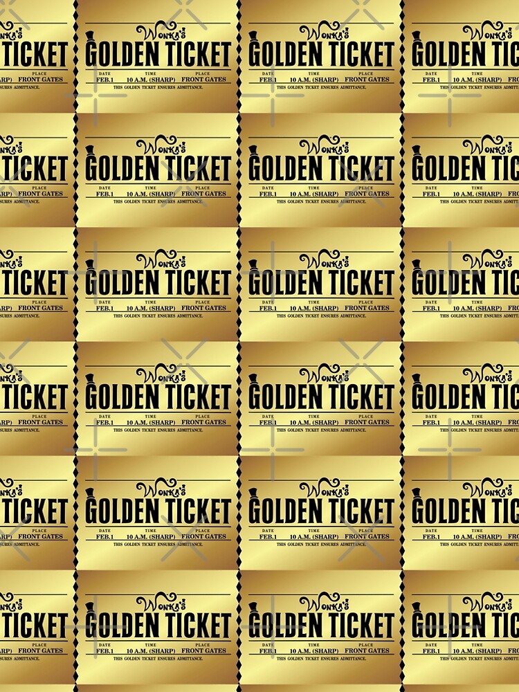 Wonka's Golden Ticket by iheartclothes