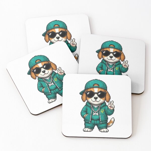 Item preview, Pixel Gangster Dog – Retro Street Pup designed and sold by Icareis-Studios.