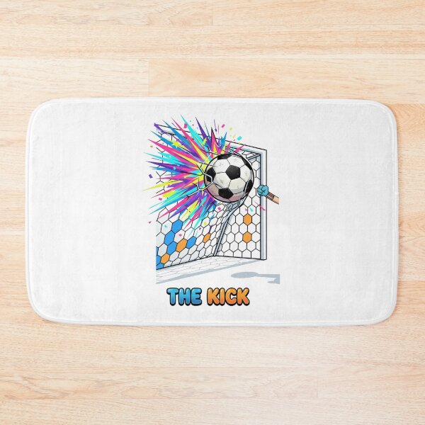 Item preview, The Kick Soccer Goal Explosion Cartoon Art designed and sold by annaarthk.