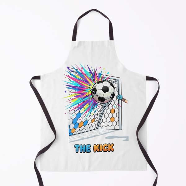 Item preview, The Kick Soccer Goal Explosion Cartoon Art designed and sold by annaarthk.