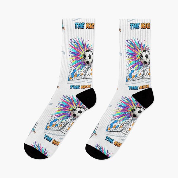 Item preview, The Kick Soccer Goal Explosion Cartoon Art designed and sold by annaarthk.