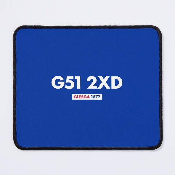 Item preview, G51 2XD Postcode Football Streetwear T-Shirt designed and sold by Glesga-1872.