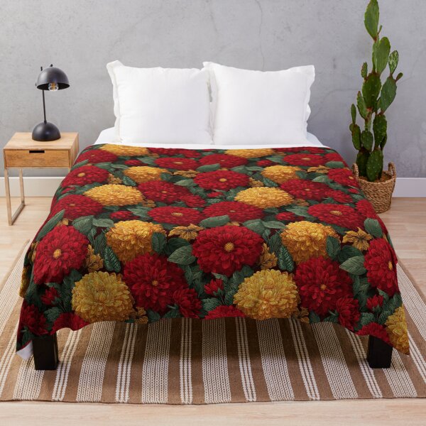 Item preview, Delicate Zinnia Floral - Birthday Flower Pattern - Anniversary Gifts For Her designed and sold by RoyalStarsPatts.
