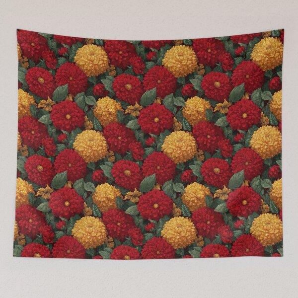 Item preview, Delicate Zinnia Floral  - Birthday Flower Pattern - Anniversary Gifts For Her designed and sold by RoyalStarsPatts.