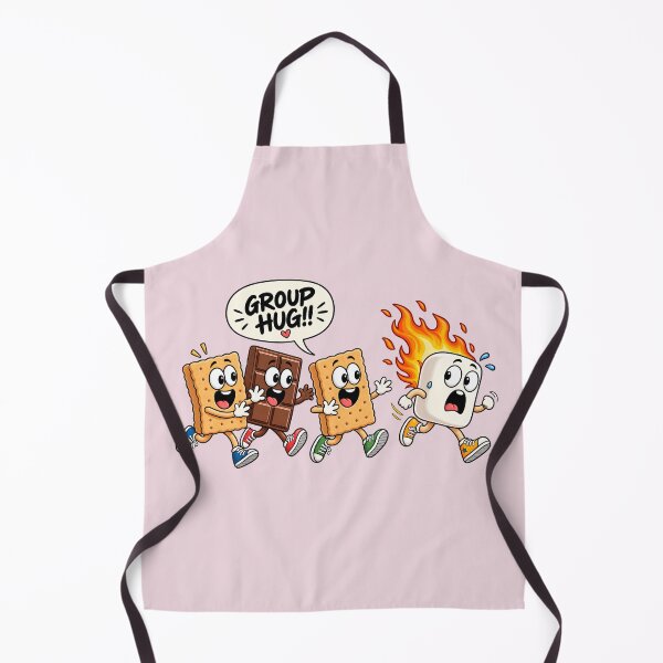 Item preview, Funny Smores Group Hug Camping Shirt Design | Campfire Marshmallow Cartoon Art designed and sold by tarzbol.