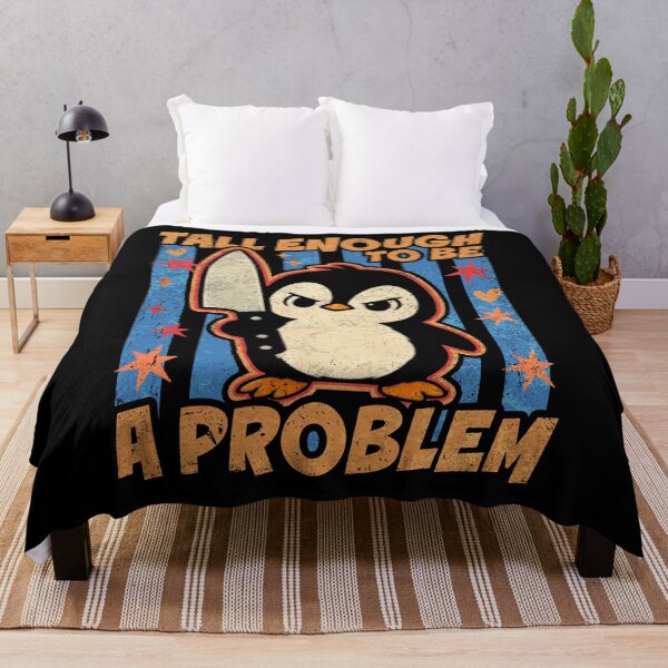 Item preview, Tall Enough to Be A Problem Funny Penguin Humor designed and sold by watanabeee.